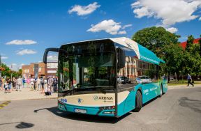 Šaľa: Novozámocká Arriva uviedla do prevádzky svoj prvý elektrobus