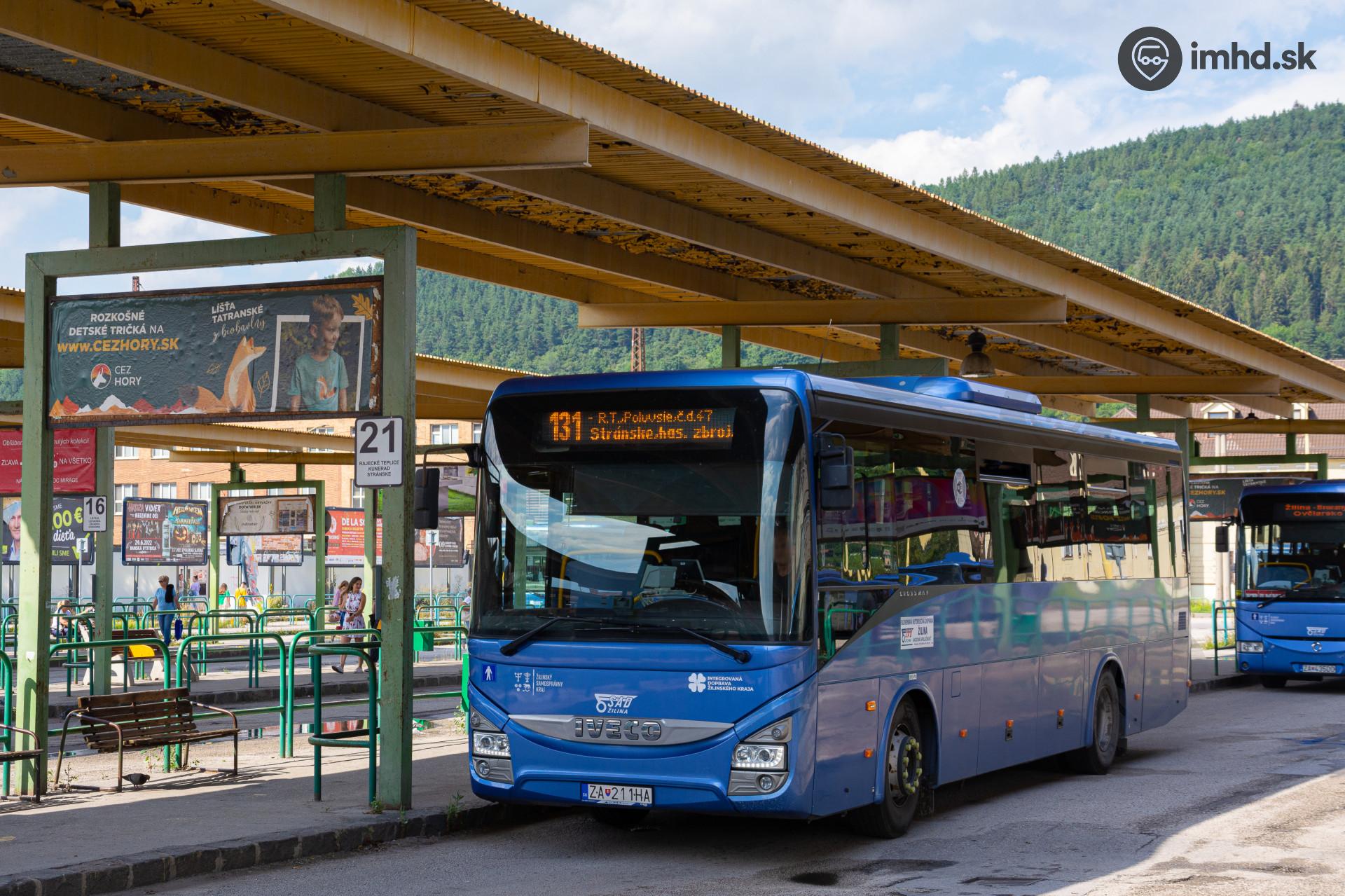#ZA-211HA,  131, Autobusová stanica Žilina