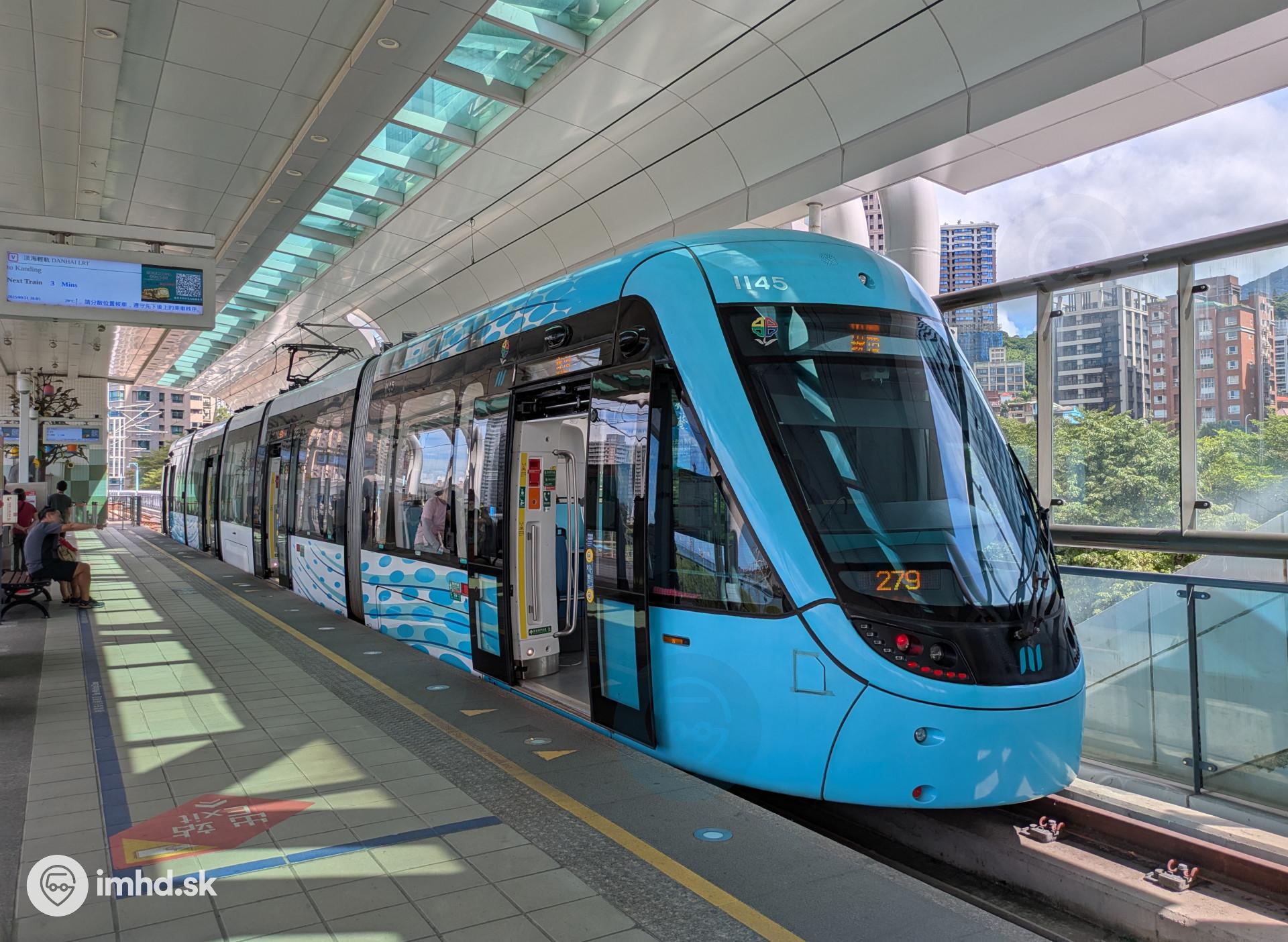 #114, route V, Danhai LRT, Tamsui District Office, 淡水行政中心 • imhd.sk ...
