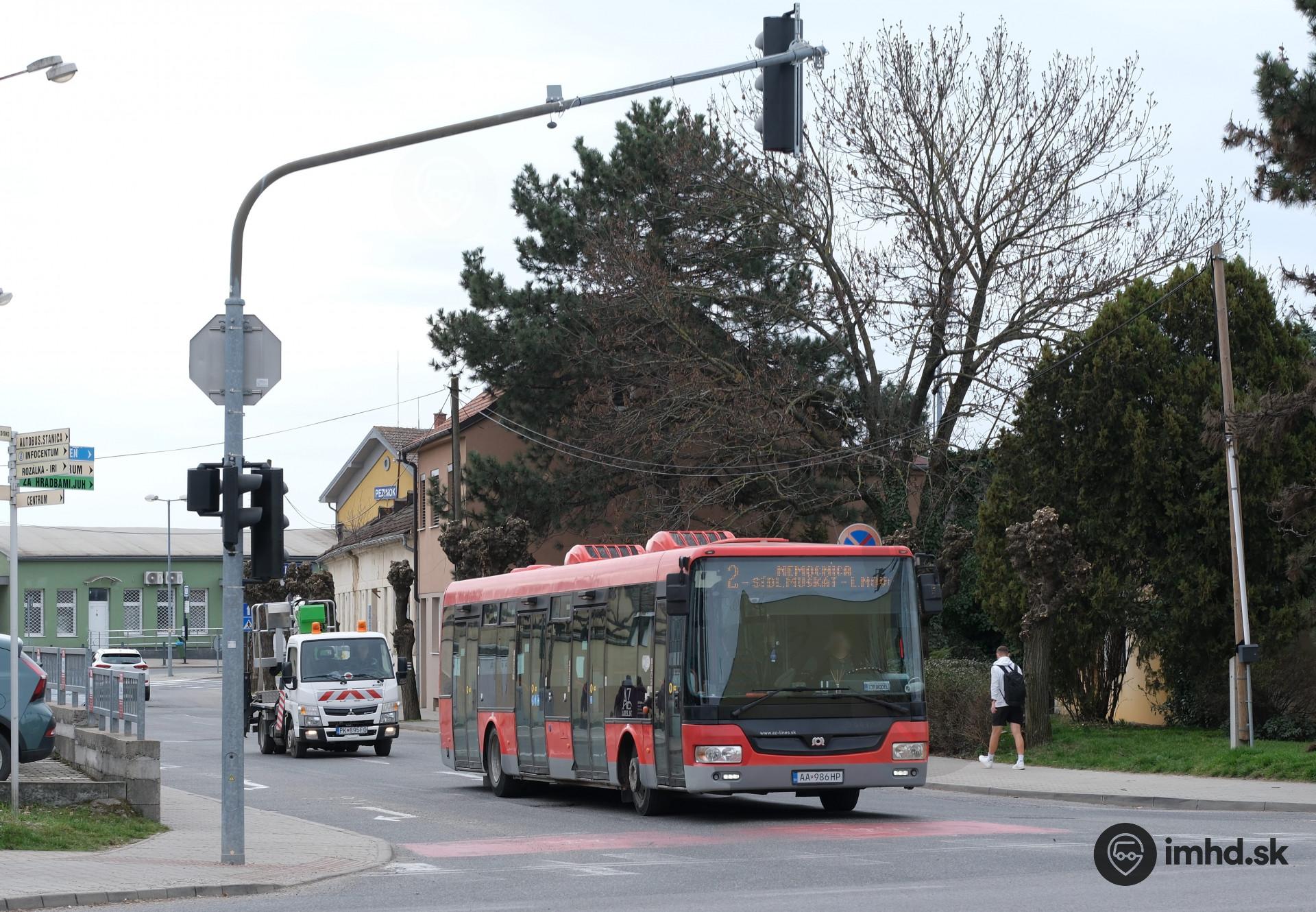 Pezinok #AA-986HP • imhd.sk Slovensko a svet