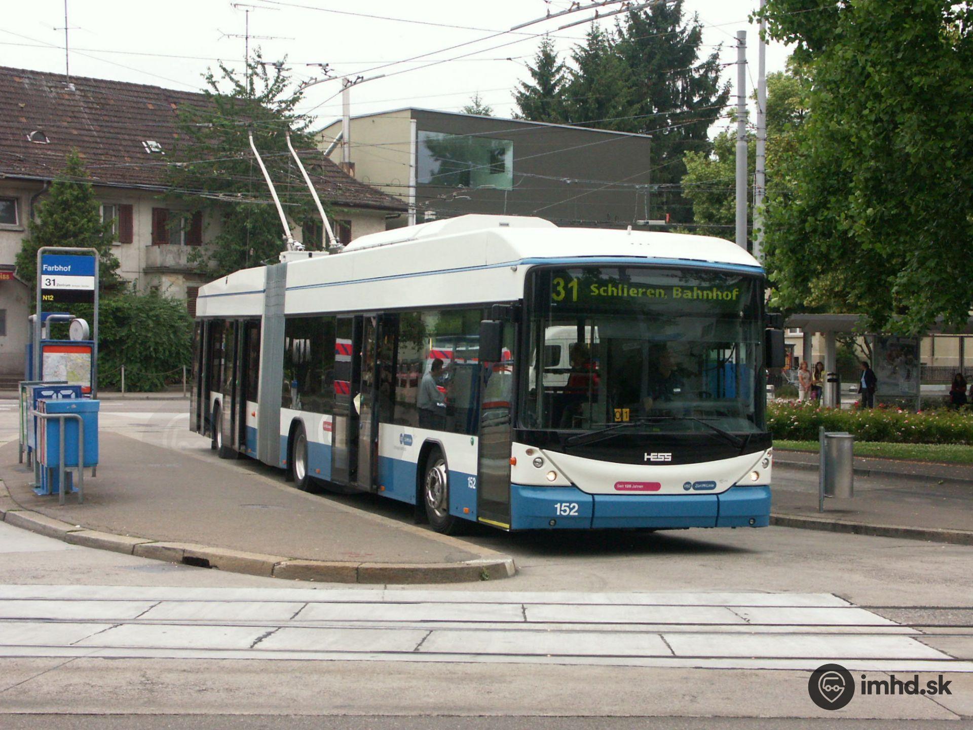 Trolejbus Hess / Vossloh BGT-N2C Swisstrolley 3 #152
