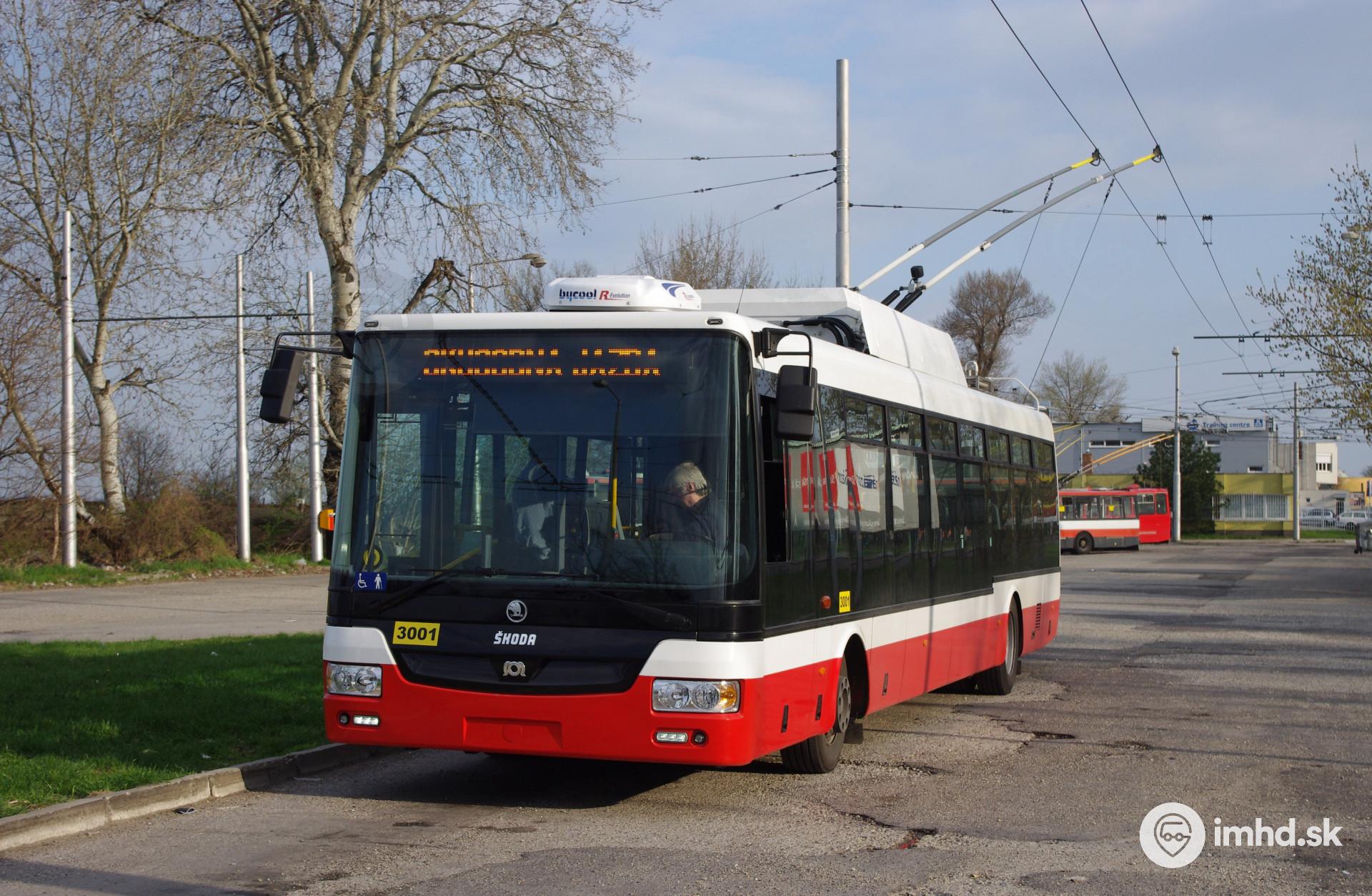 Skúšobný trolejbus 30 Tr na Dolných honoch
