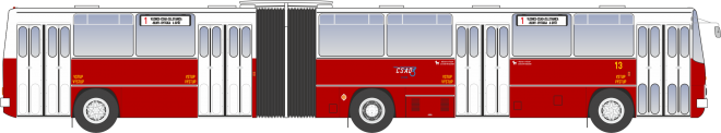 Ikarus 280.08 #13 zo 4. s&eacute;rie